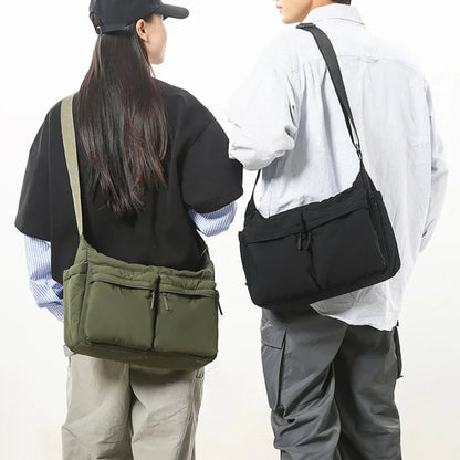 Casual Multi-pocket Messenger Bags for Women Fashion Nylon Shoulder Bag Ladies Large Handbags Female Travel Shopping Tote Purse