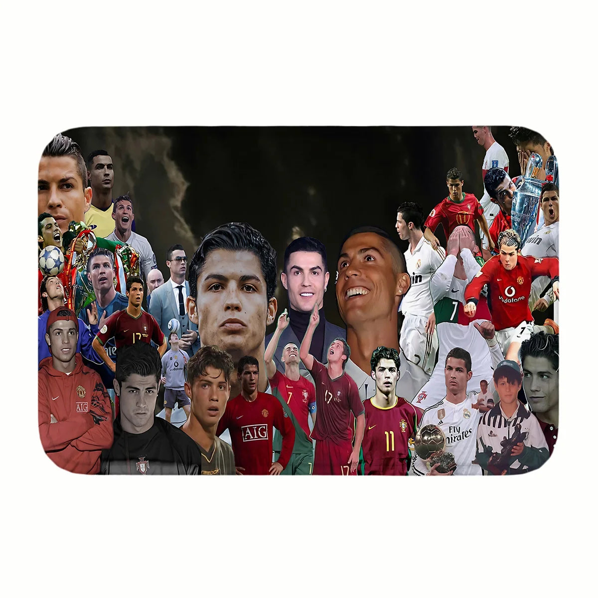 C-CristianoS R-Ronaldo CR7 Doormat Kitchen Rugs for Bedroom Front Door Mat Non-slip Pad Room Decoration Motorcycle Carpet Home