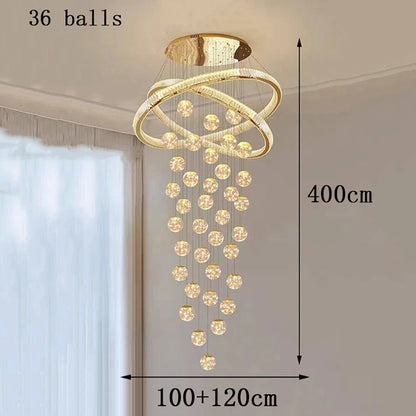 Home decorationPendant lights, luxury crystal living room chandelier, bedroom Pendant lamp, ceiling light, indoor lighting