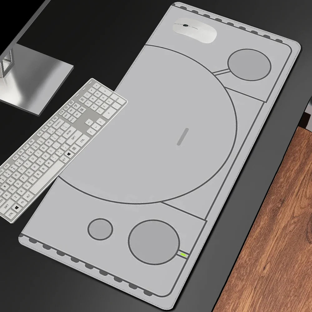 Xxl Mouse Pad Dualshot 2 Black Deskmat Playmat Laptop Anime Gaming Keyboard Rubber Pad on The Table Mouse Mat Pc Carpet