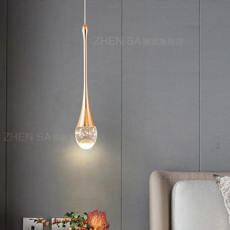 1 PC Modern home decor led lights Bedroom lamp bedside pendant light lamps led Chandeliers hanging light indoor lighting