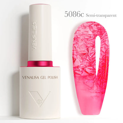 Venalisa 10ml HEMA TPO Free Red Cat Eye Gel Polish Soak Off UV LED Magnetic Nail Polish Diamond Top Long Wear Gel Varnish