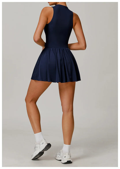 Bodysuit Women Yoga Jumpsuit Set Sexy Anti Glare One-Piece Jumpsuit Dance Ballet Sports Dress Gym Push Up Running Tennis Sports