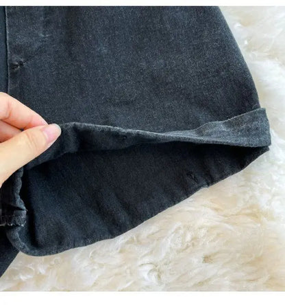 Summer Rompers Women Jeans Jumpsuit off shoulder 2022 Loose Casual Denim Rompers Womens Jumpsuits Wide Leg Casual Denim Overalls