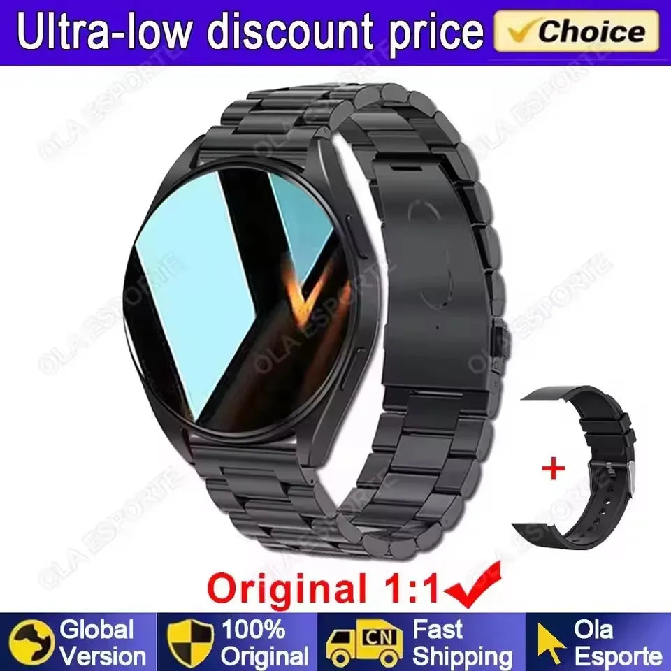 Smart Watch 1.77inch HD AMOLED Screen Bluetooth Call Health Monitor Smartwatch Men Women Fitness Sports Watches For Android IOS