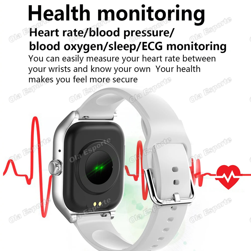 2026 Smart Watch Android IOS Phone 2.01'' Color Screen Bluetooth Answer Call Fitness Watch Tracker Smartwatch Women Men New Hw12