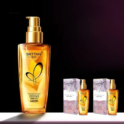 No Wash Hair Care Essential Oil, Soft Hair Care, No Wash Non Greasy, Hair Oil, Suitable for All Hair Types
