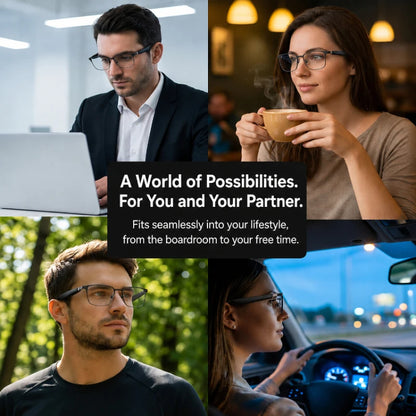 Smart Color Changing Touch and Voice Control AI Glasses