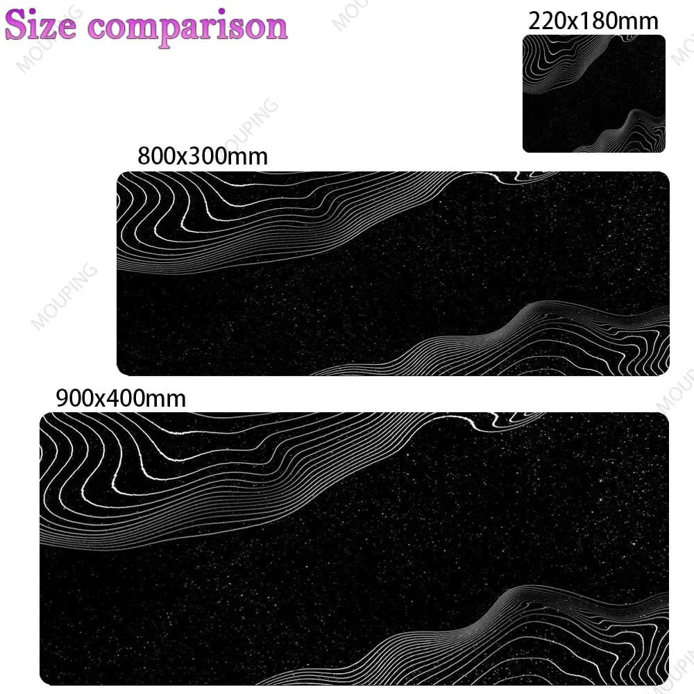 Xxl Mouse Pad Dualshot 2 Black Deskmat Playmat Laptop Anime Gaming Keyboard Rubber Pad on The Table Mouse Mat Pc Carpet