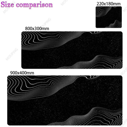 Xxl Mouse Pad Dualshot 2 Black Deskmat Playmat Laptop Anime Gaming Keyboard Rubber Pad on The Table Mouse Mat Pc Carpet