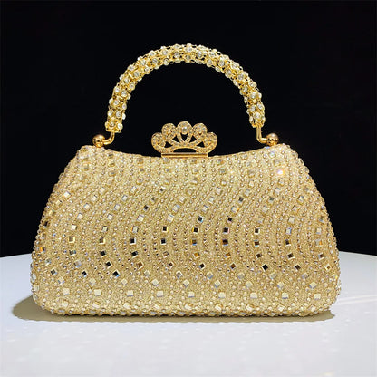 Elegant Purse Trend Luxury Designer Chain Shoulder Bag Women's Handbags Wallets Evening Bags for Wedding Bolso 2026 New Gift