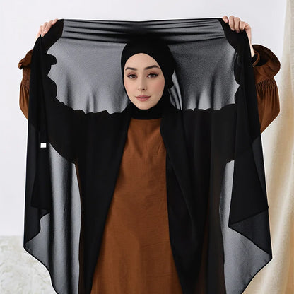 Muslim Inner Cap Hijab For Women Solid Underscarf Hijab Undercap Scarf Turban Hat Islamic Muslim Hijabs Ready To Wear Headcover