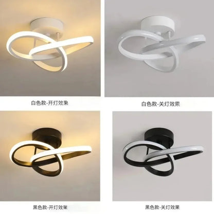 LED Strip Aisle Ceiling Lights Modern Minimalist Living Room Lamps For Balcony Entrance Home Decor Fixtures various styles