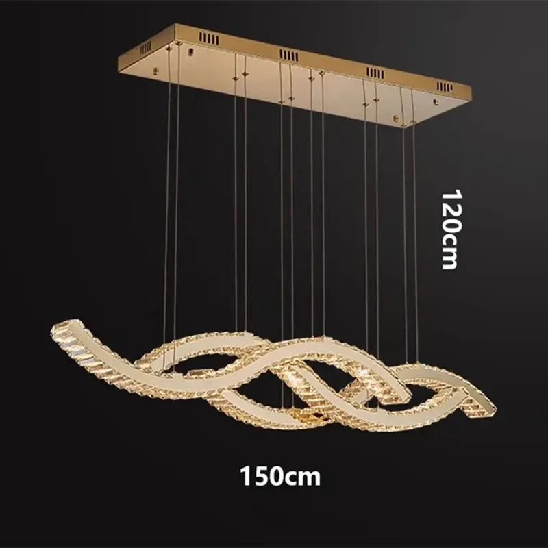 home decorationPendant lights, luxury crystal living room chandelier, dining room Pendant lamp, ceiling light, indoor lighting