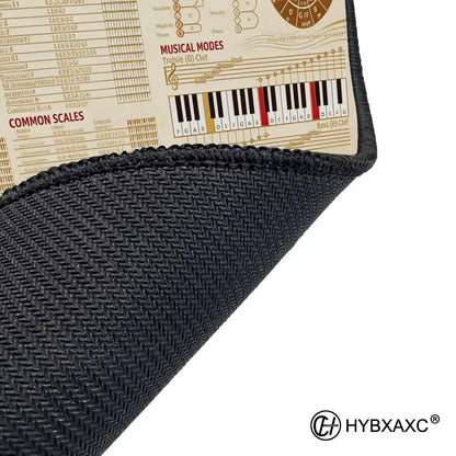 Music Theory Mouse Pad Shortcut Keys Mouse Pad Desk Mat Cheat Sheet HYBXAXC  Users Anti Slip Software Engineers Desk Pad