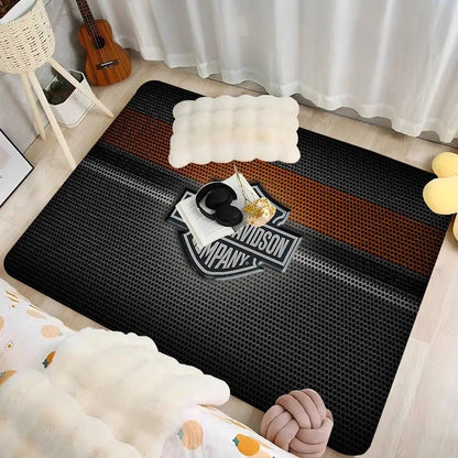 Motorcycle H-Harley D-Davidson Door Mat Kids Room Bedroom Decoration Balcony Anti-Slip Doormat Living Room Doormat Area Rug