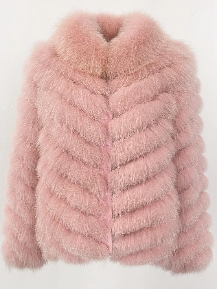 OFTBUY Custom Luxury Long Full Real Fur Coat for Women Streetwear Thick Warm Winter Real Fur Overcoat High-End Custom Outerwear