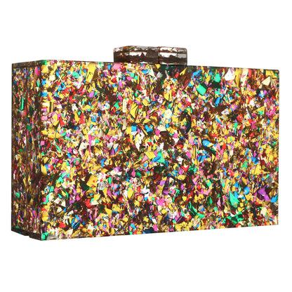 Acrylic Luxury Wedding Chain Handbag Women Box Clutch Evening Bags Chic Party Shoulder Crossbody Bags Ladies Dinner Dress Purses