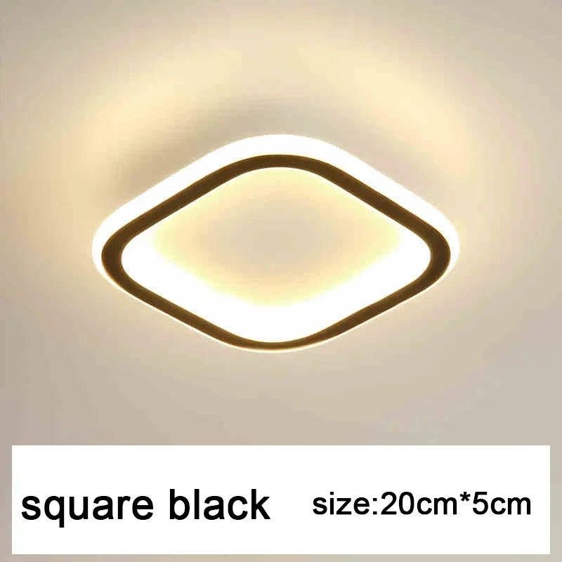 LED Strip Aisle Ceiling Lights Modern Minimalist Living Room Lamps For Balcony Entrance Staircase Home Decor corridor lamp