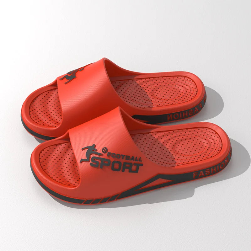 Fashion Men's Sandals Summer EVA Comfortable Anti-Slip Soft Soles House Slippers for Indoor Outdoor Wear Breathable Shower Slide