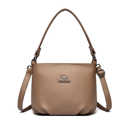 Luxury Shoulder Bags for Women 2026 New Designer Soft Leather Crossbody Bags Casual Messenger Sac Women Bag Purses and Hangbags
