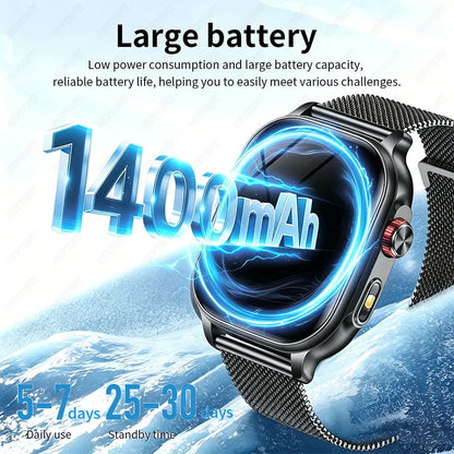 2026 New Men's and Women's Smartwatches, Fitness Trackers, Wireless Calling, IPX8 Waterproof, Activity Pedometers, Birthday Gift