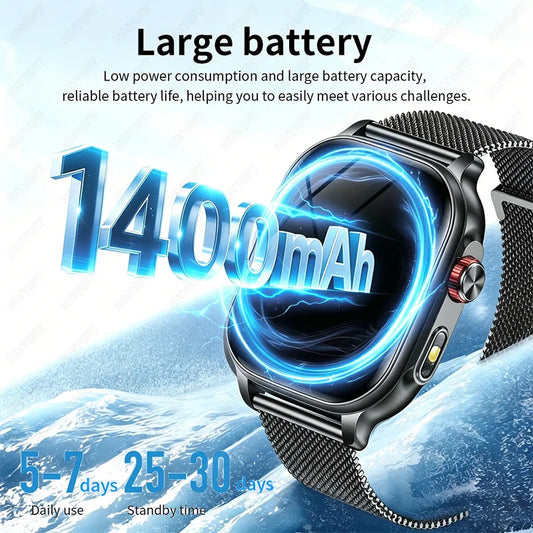 2026 New Men's and Women's Smartwatches, Fitness Trackers, Wireless Calling, IPX8 Waterproof, Activity Pedometers, Birthday Gift