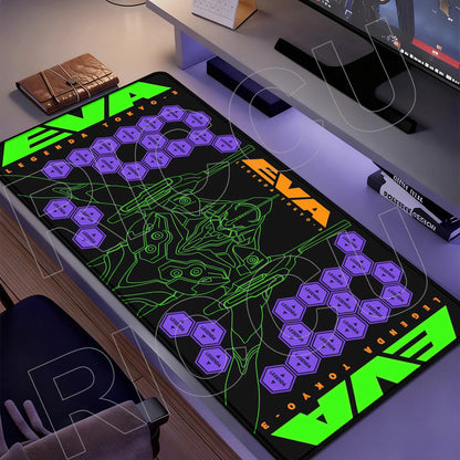 HD Printing Anime EVA Mouse Pad Keyboard Rug Kawai Rubber PC Accessories Non-Slip expand Desk Mat XXL carpet protective pads