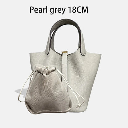 Women Bags Handbags Bucket Bag 18/22 Big Small Fashion Tote Bag Genuine Leather Luxury Quality Designers Lady Hand Bags