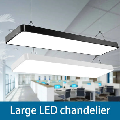 Large Energy-saving Pendant Lamp LED Ultra Wide Chandeliers High Bright Lighting Office Restaurant Home Living Room Lights LED