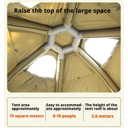 Outdoor Tent Inflatable Glamping Air Waterproof Geodesic Dome Camping Tent Tente Gonflable Pop up Marquee Luxury Hot Tent
