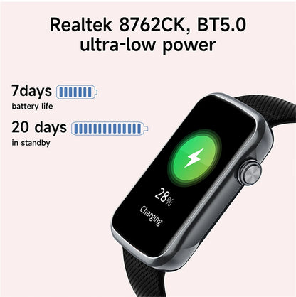 LIGE 1.47'' Smart Watch Women Men Smart Bracelet Heart Rate Step Count Sport Fitness Health Monitor Waterproof Smartwatch Ladies