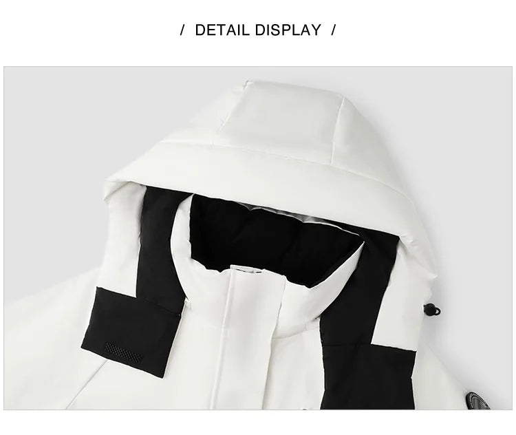 Semir Down Jacket Women Mid-Length Waterproof Oil-proof Stain-proof 2026 New Winter Clothing Coat Women