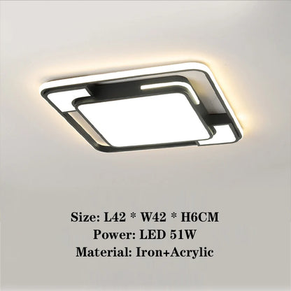 Living Room LED Ceiling Lamp Modern Simple Bedroom Room Dining Light Nordic Lustre Home Decoration Interior Lighting Chandelier