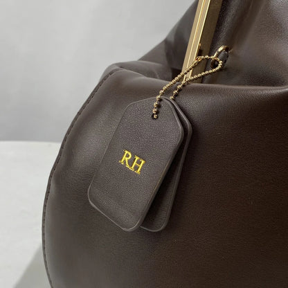 Classic Large Capacity Kisslock Frame Clip Bags For Women Luxury Designer Handbags Purses 2026 New In PU Lock Underarm Shoulder