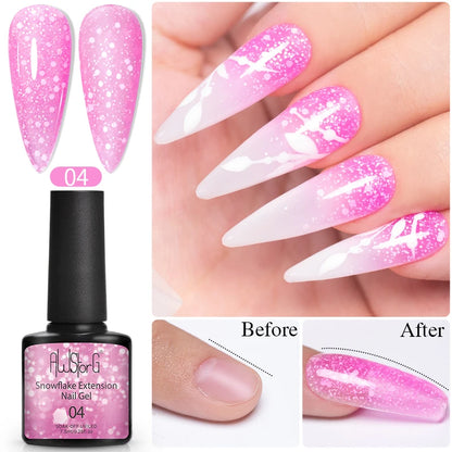 7.5ml Golden Light  Magnetic Gel Golden Gems Magnetic Gel Nail Polish Cat Nail Sparkling Glitter Semi Permanent Varnish
