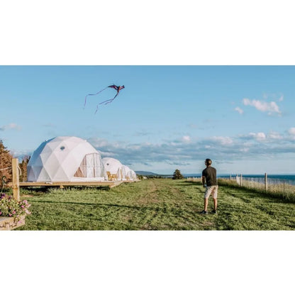 Premium Geodesic Dome Tent for Eco Resort Glamping Farm Stay Outdoor Accommodation Investment Project Business Solution Kit