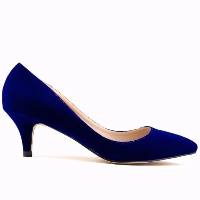 Spring and Autumn 2026 Women Pumps 5cm High Heels Solid Color Breathable Rubber Non Slip Sole Latex Insole Work Wedding Shoes