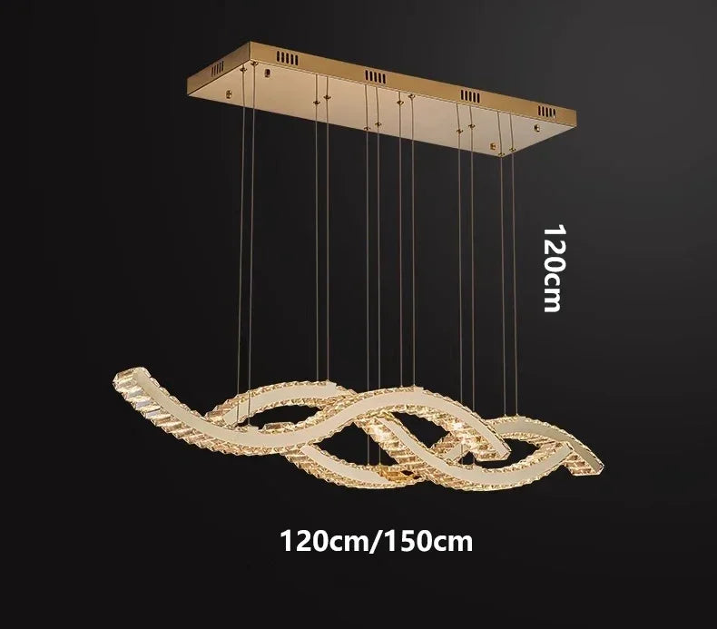home decorationPendant lights, luxury crystal living room chandelier, dining room Pendant lamp, ceiling light, indoor lighting
