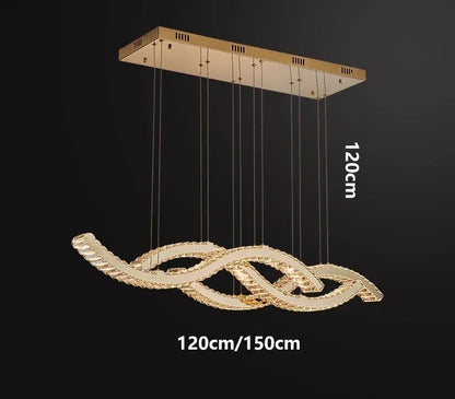 home decorationPendant lights, luxury crystal living room chandelier, dining room Pendant lamp, ceiling light, indoor lighting