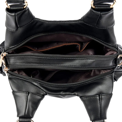Genuine Brand Luxury Handbags for Women Designer Fashion Tote Bag High Quality Soft Pu Leather Shoulder Crossbody Hand Bags Sac
