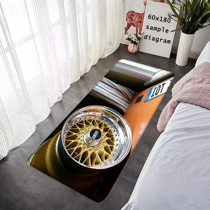 House Entrance Doormat BBS Wheel HubHallway Carpet Living Room Rugs Foot Carpets Bathroom Rug Floor Mats Non-slip Home Decor