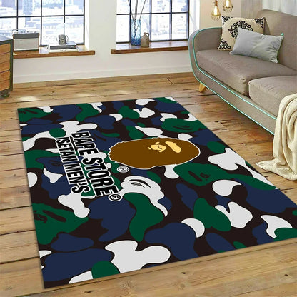 3D Printing B-BAPE Fashion Carpet Rug for Bedroom Living Room Home Sofa Decoration,Children Game Large Decor Floor Mat Gift