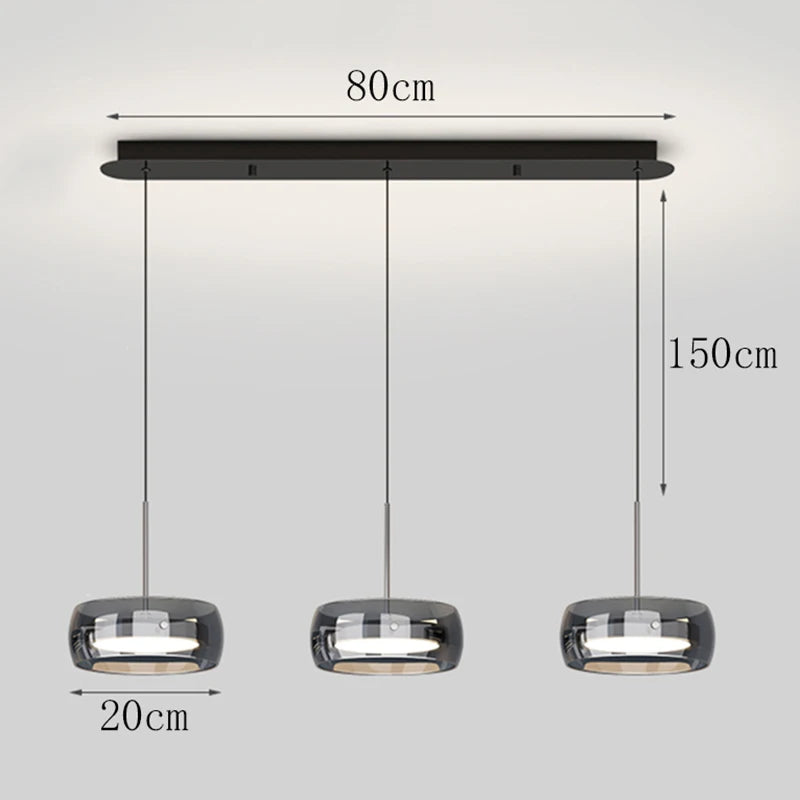 Modern Pendant Light Lamps, Home Decor Ring LED Lights for Living Room,Chandeliers for Dining Room Hanging Light Indoor Lighting