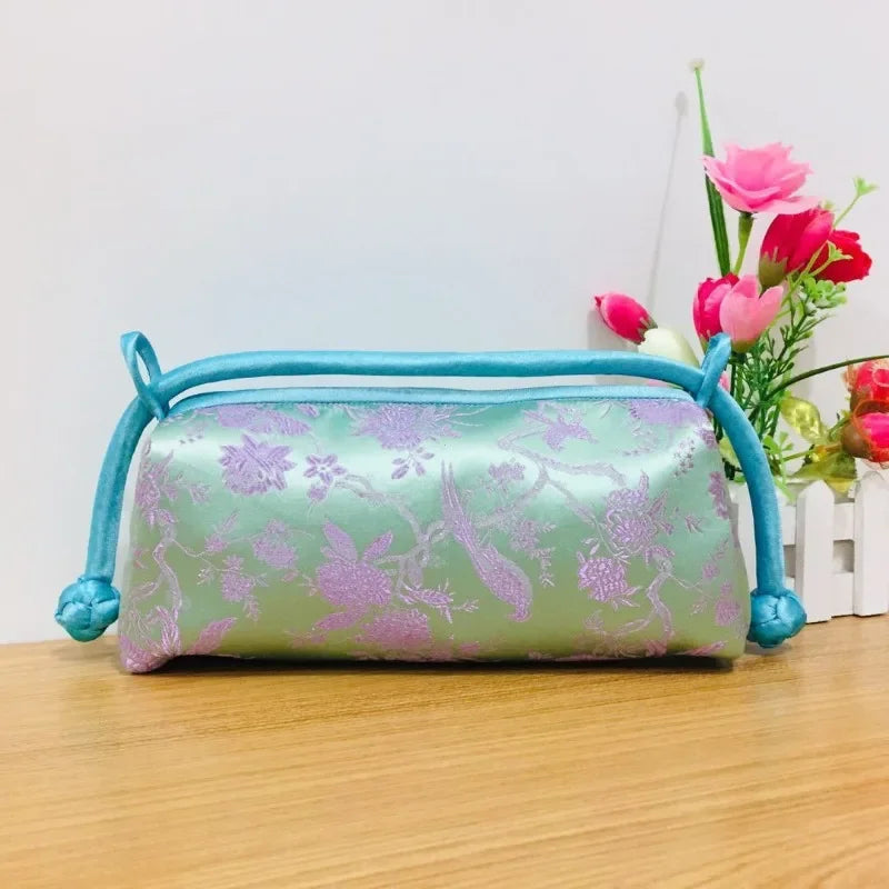 Fashion Vintage Fringe Bag Small Shell Bags Chain Women Shoulder Crossbody Bag Crane Flying Women's Handbags Purses Embroidery