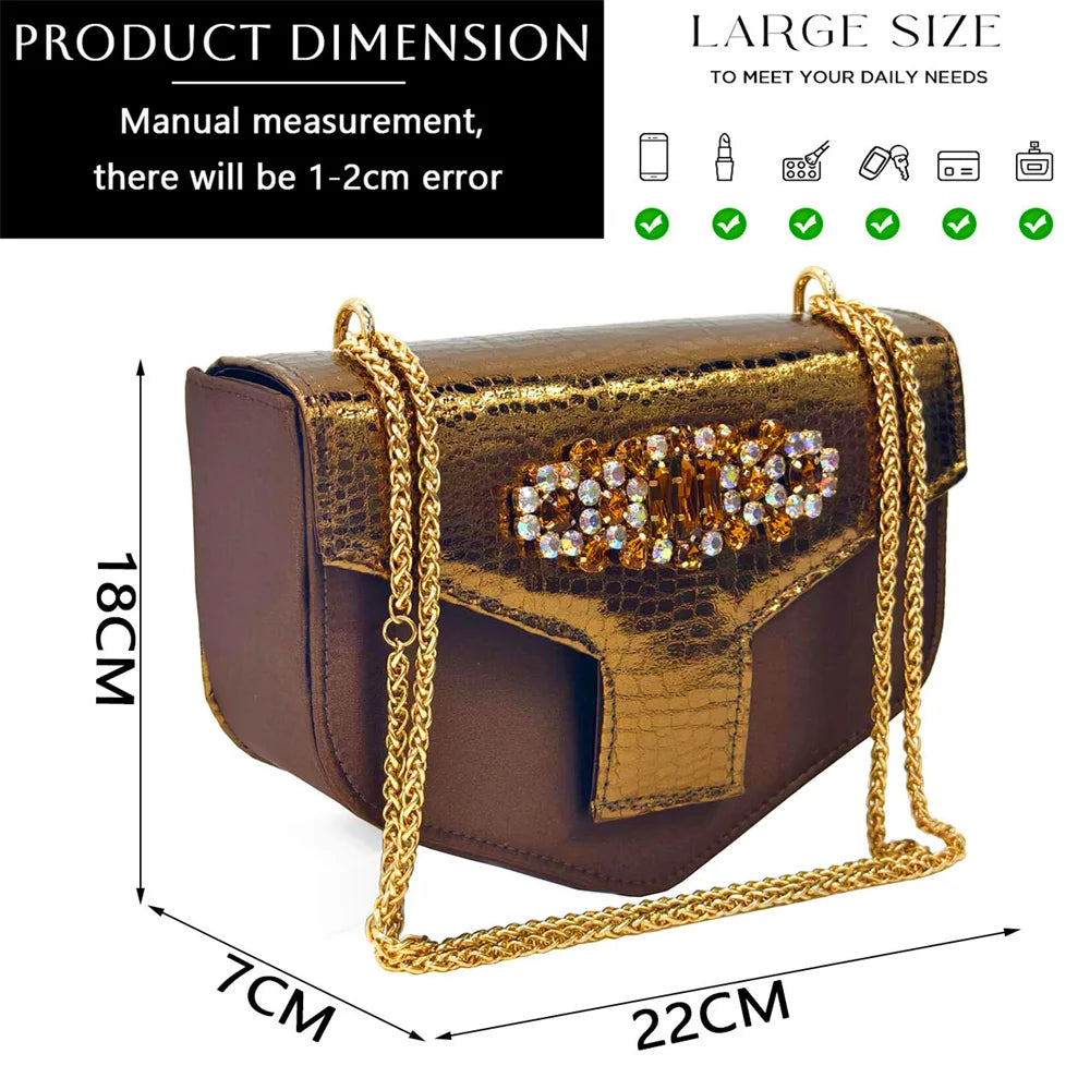 2024 Italian Design Rhinestone-encrusted Ladies Party Shoes And Special Bag High Heels And Dual Purpose Bag Women's Shoes