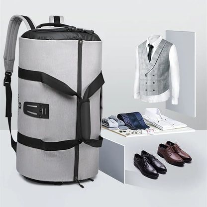 OZUKO Garment Bag Multifunction Men Suit Storage Large Capacity Luggage Handbag Male Waterproof Travel Duffel Bag Shoes Pocket