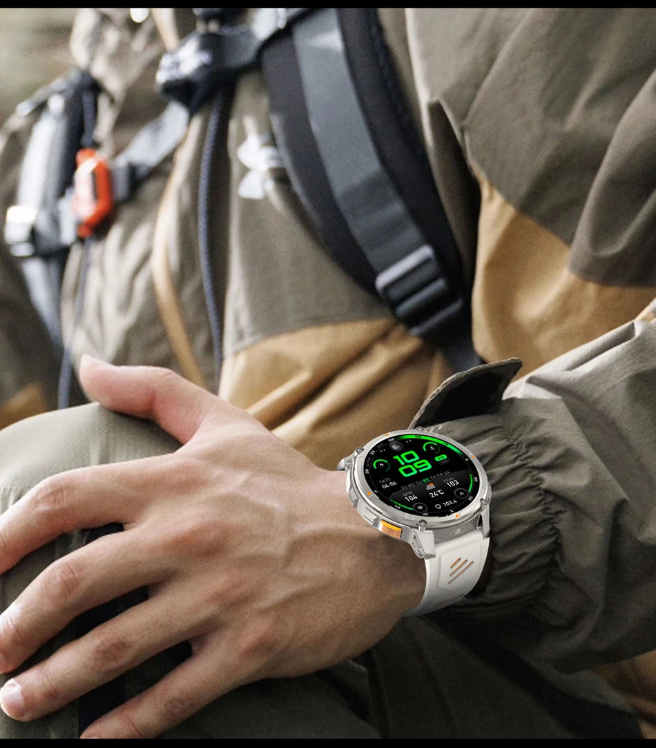 2026 New T-Rex3 Pro 1100mAh Battery Smart Watch GPS path 5ATM Waterproof Sports Run tracker Outdoors Compass Military Smartwatch
