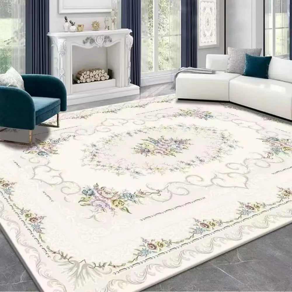 VIKAMA Bohemia Style Crystal Velvet Carpet Large Size Living Room Bedroom Non-slip Rugs Sofa Coffee Table Blanket Kids Room Mat