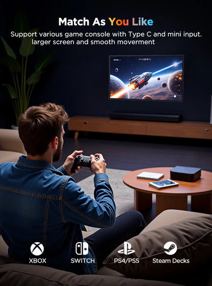 UPERFECT 15.7' 4K Touchscreen Portable Monitor 100%sRGB UHD W/VESA & Stand Ultra-Slim FreeSync HDR Gaming Display for Steam Deck